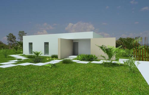 Casa T++ Lowcost Média vista frente
