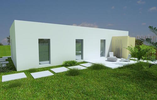 Casa T++ Lowcost Média vista lateral
